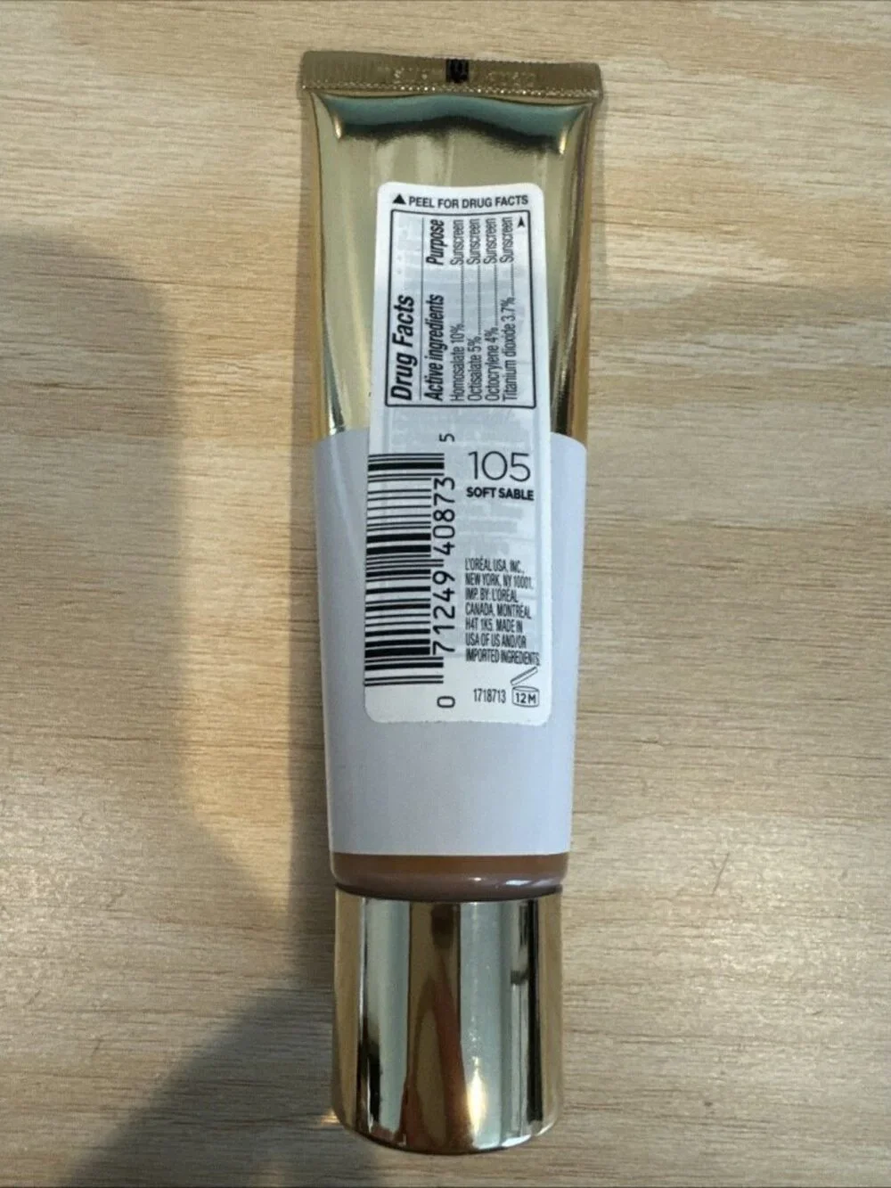 Loreal Age Perfect Radiant Serum Foundation 105 Soft Sable SPF 50